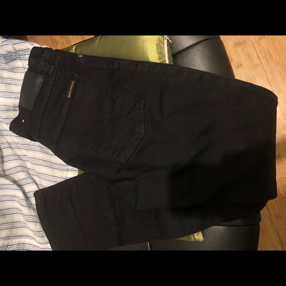 Nudie High Kai Black Black Jeans Size 32 women’s. New! - Picture 1 of 8